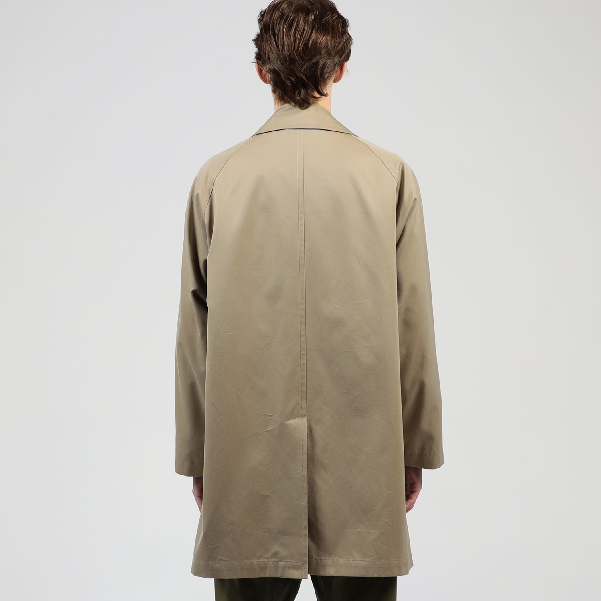 別注】INVERTERE コットンシルクギャバジン ステンカラーコート