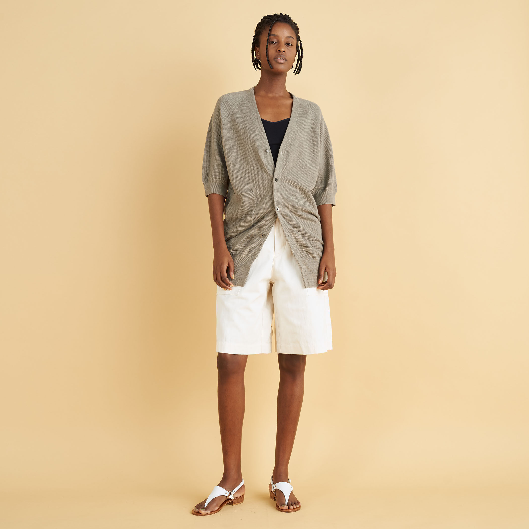 ドライカノコ ハーフスリーブカーディガン｜トゥモローランド 公式通販