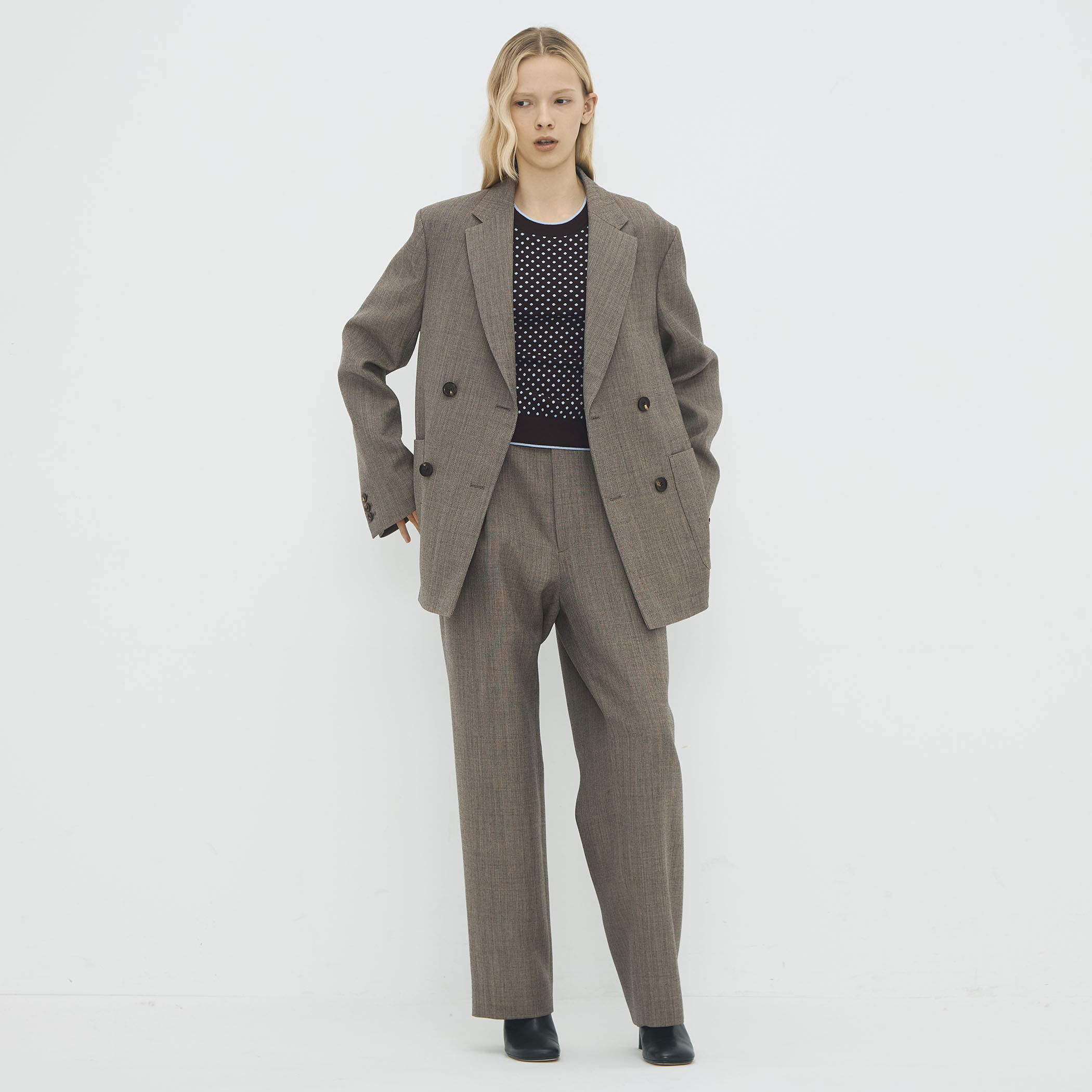 ウールダブルクロス 4ボタンジャケット｜トゥモローランド 公式通販