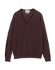 TOMORROWLAND tricot スーパーファインメリノウール Vネックプルオーバー S-WOOL