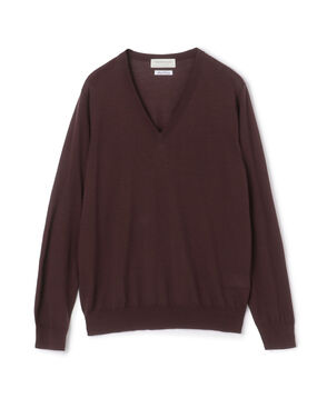 TOMORROWLAND tricot スーパーファインメリノウール Vネックプルオーバー S-WOOL