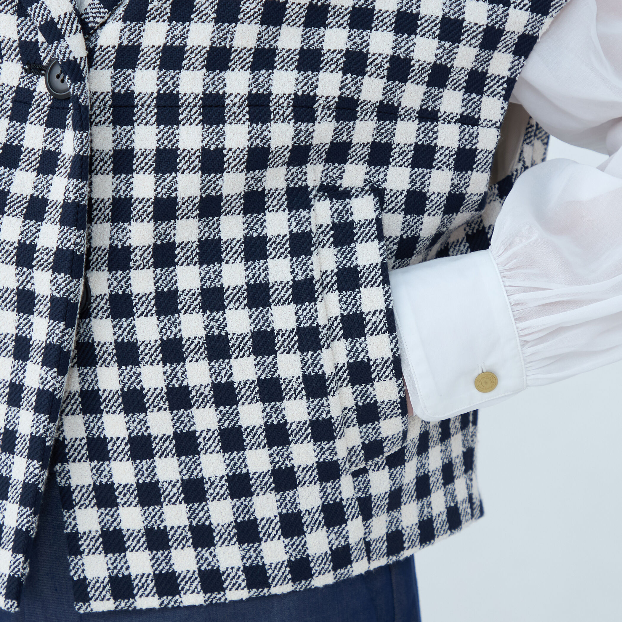 タムタムギンガム ノッチドカラージレ｜トゥモローランド 公式通販