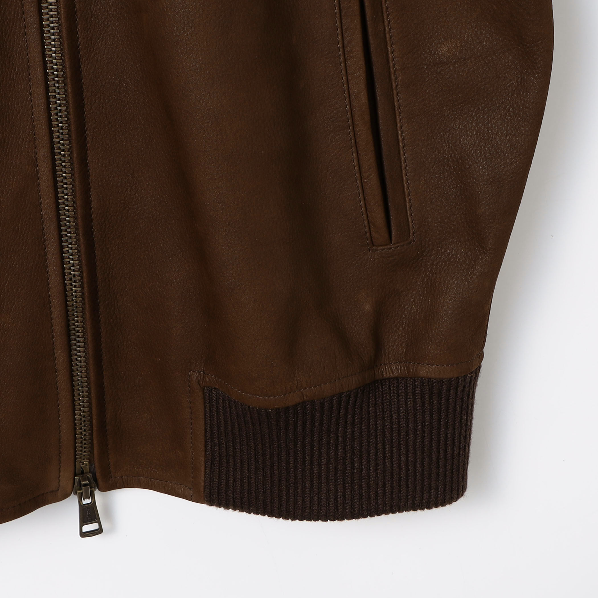 ヌバックレザー ショートブルゾン｜トゥモローランド 公式通販