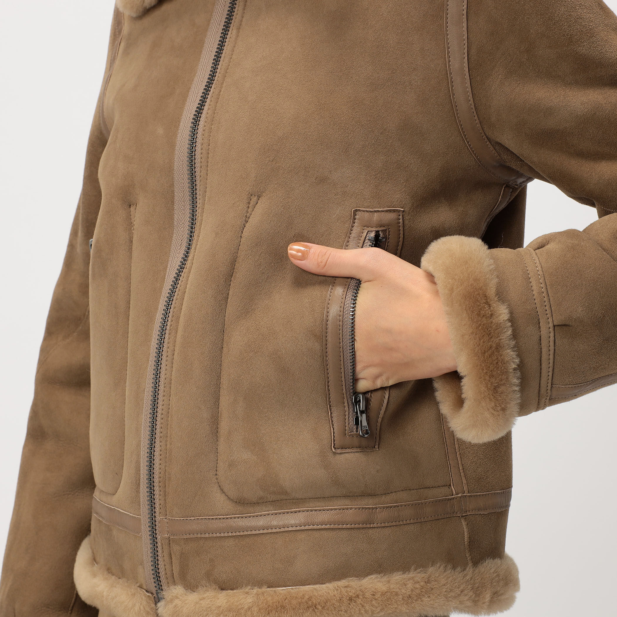 ラムレザー ムートンジャケット｜トゥモローランド 公式通販