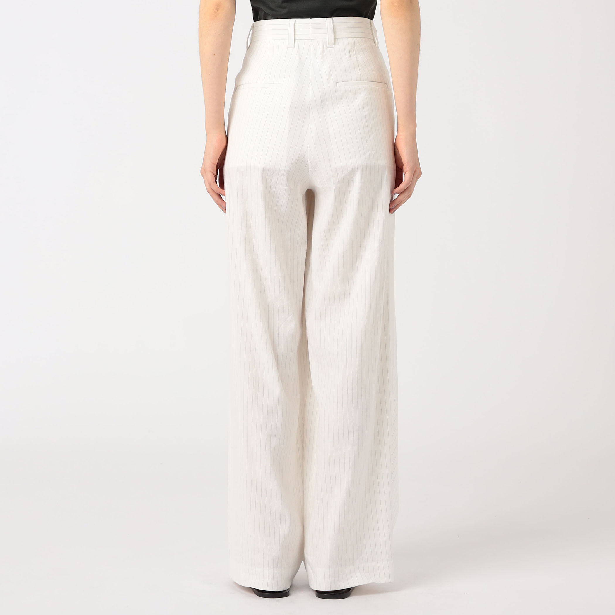 リネンストレッチ ラップスラックス｜トゥモローランド 公式通販