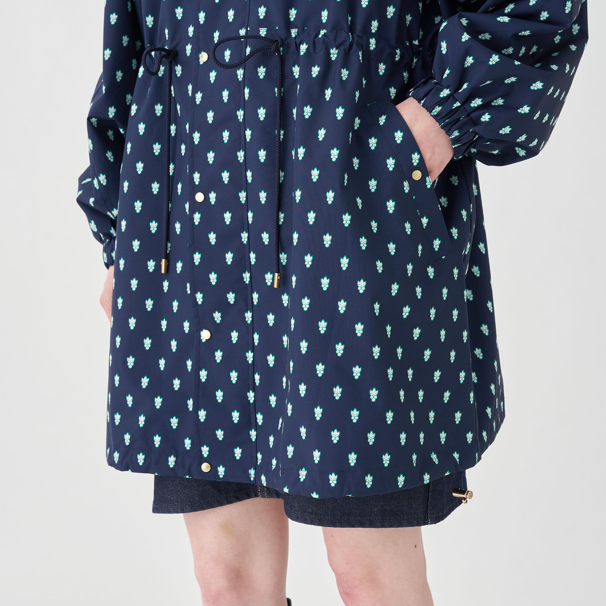 ポリエステルプリント モッズコート｜トゥモローランド 公式通販