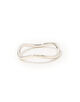 le solides simple wavy リング