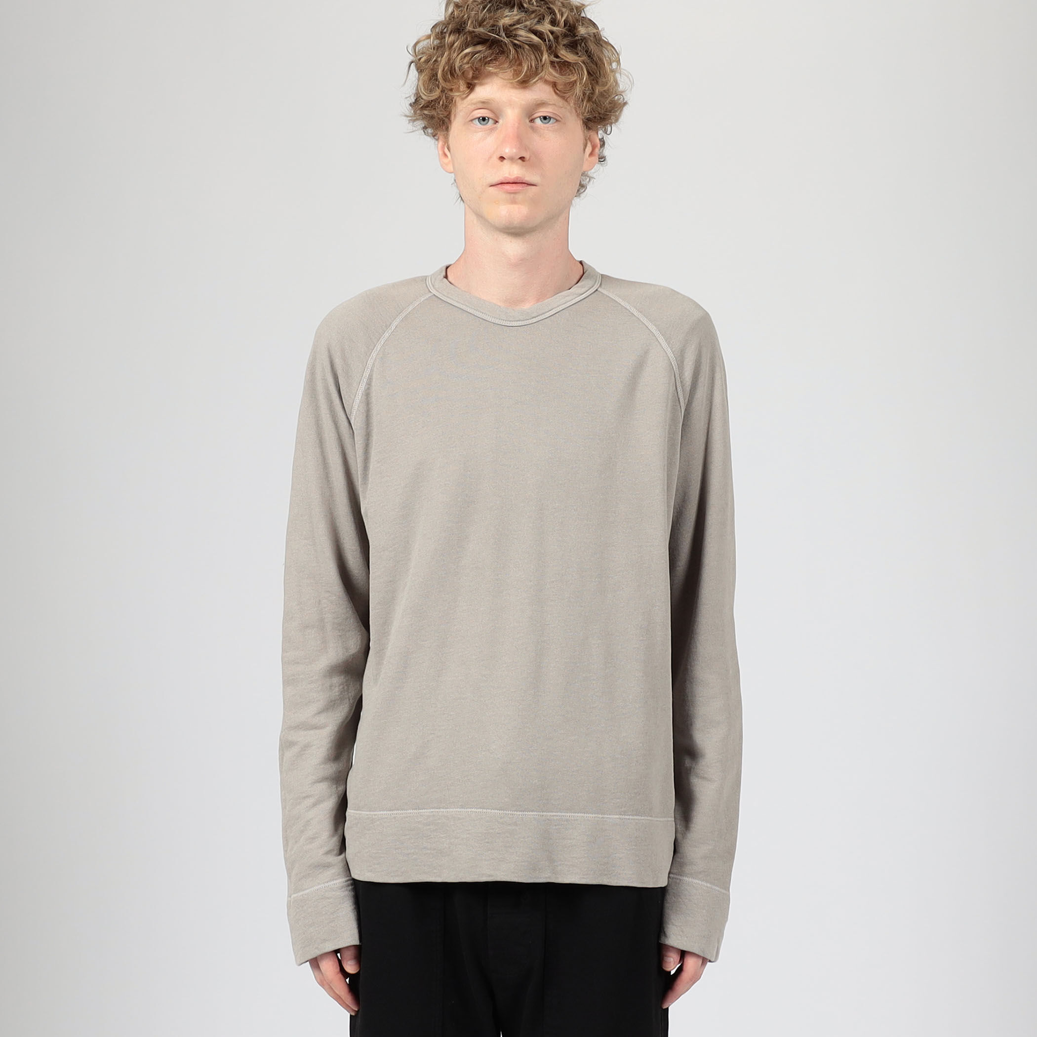 LA PORTE ラグランスリーブスウェット バックパイルスエット ラグランスリーブプルオーバー MXA3278