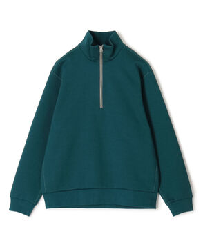 スビンコットンダンボール ハーフジッププルオーバースウェット