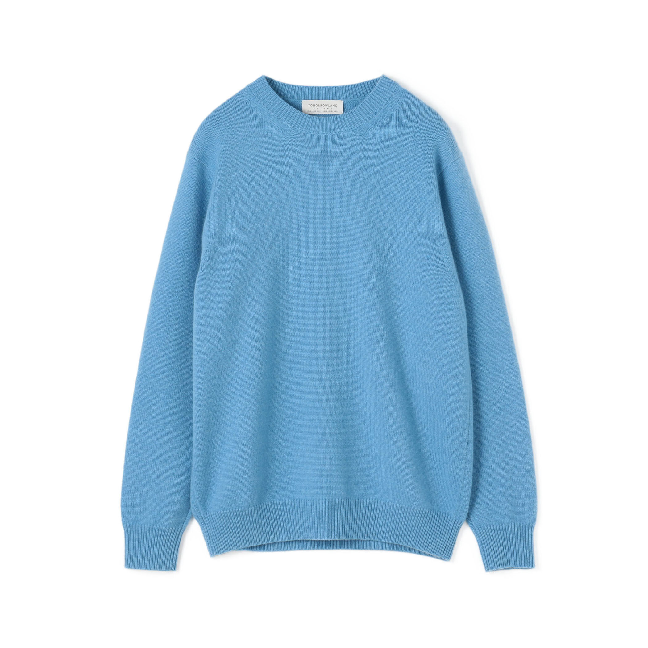 □TOMORROWLAND tricot スーパーファインラムウール クルーネックプル