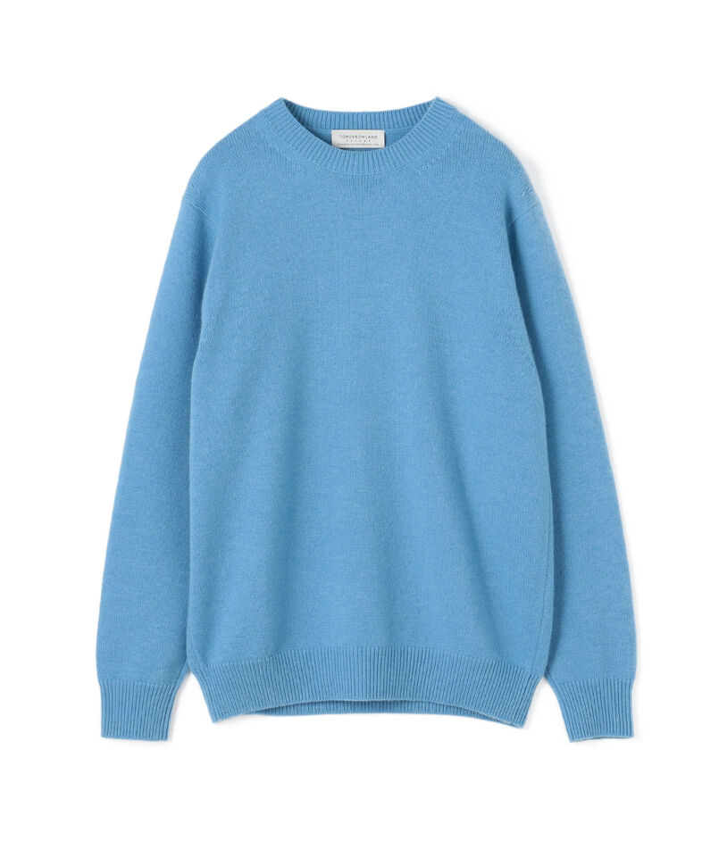 ■TOMORROWLAND tricot スーパーファインラムウール クルーネックプルオーバー