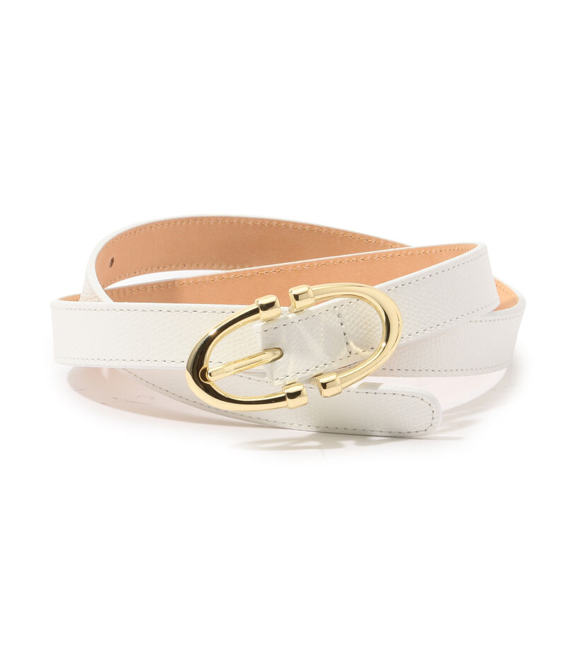 AMBOISE ROUND BUCKLE レザーベルト