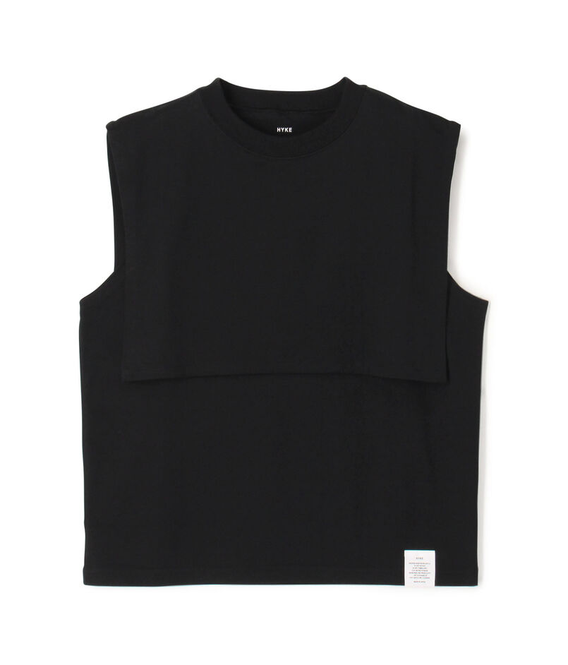 HYKE SLEEVELESS TEE