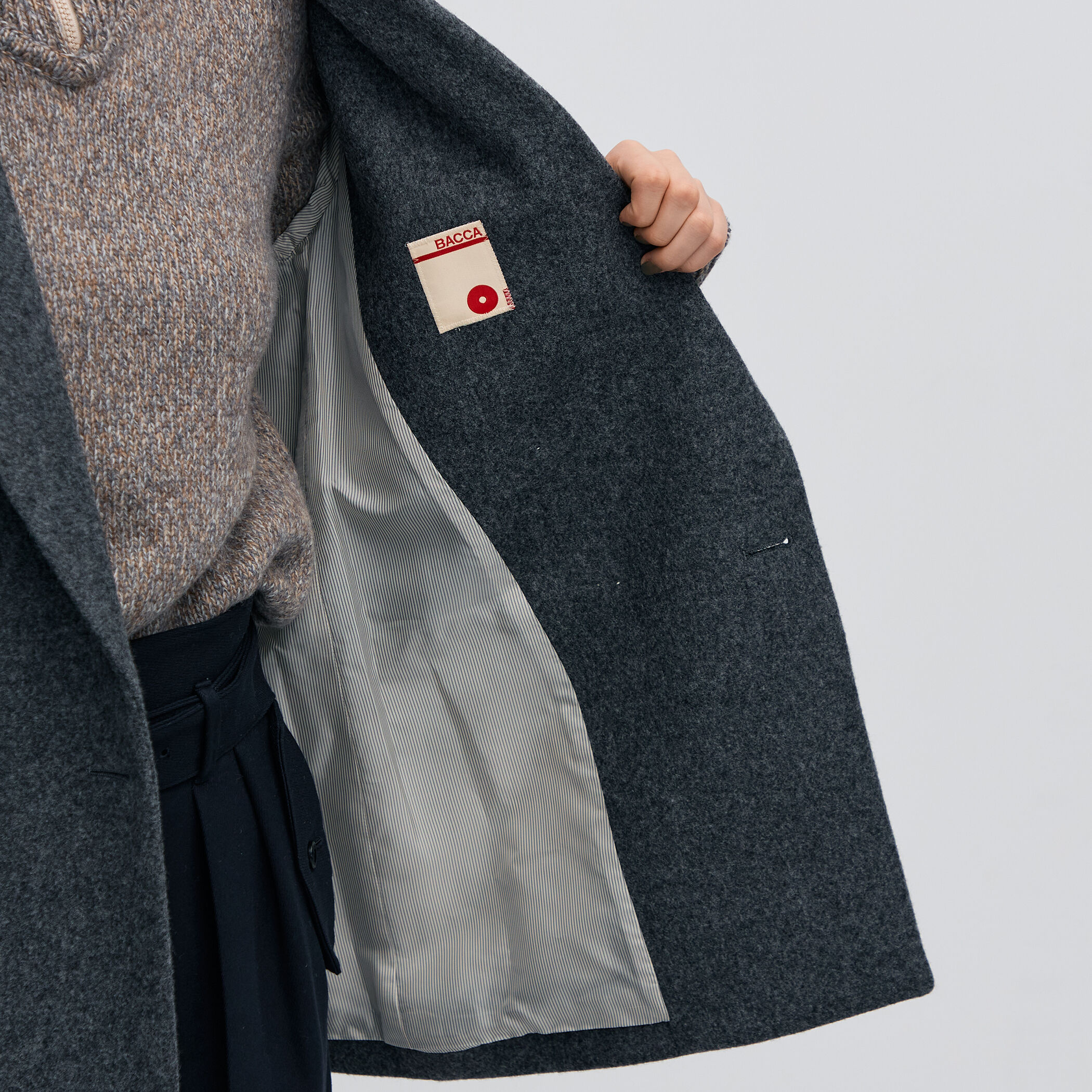 ウールメルトン ジャケットコート｜トゥモローランド 公式通販