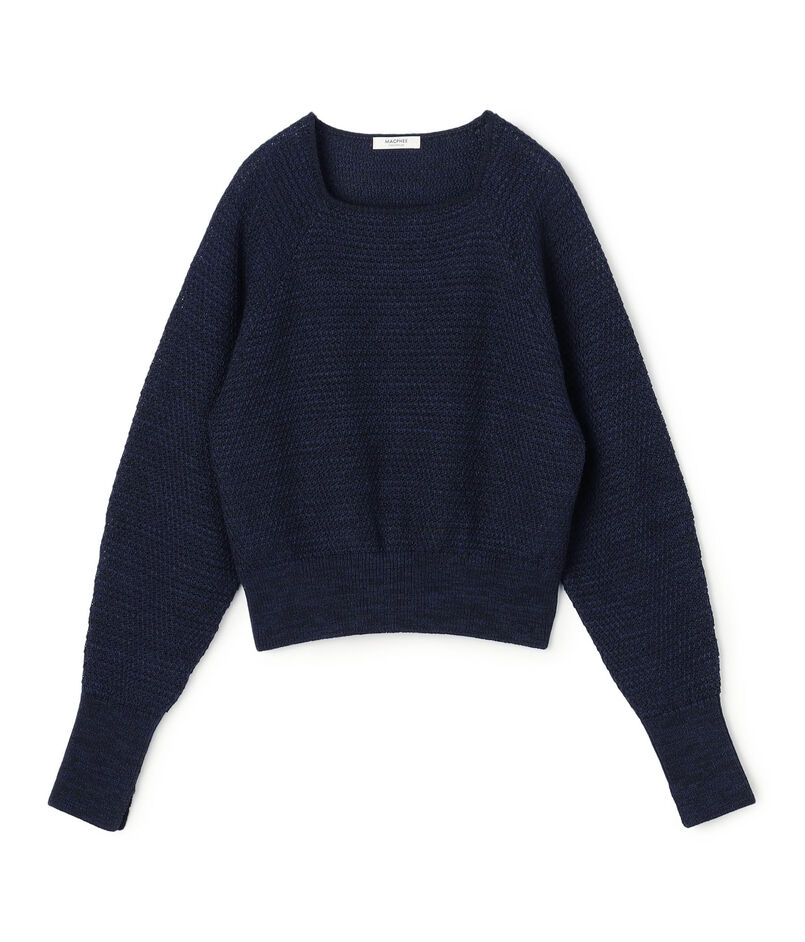 ギマコットン スクエアネックプルオーバー