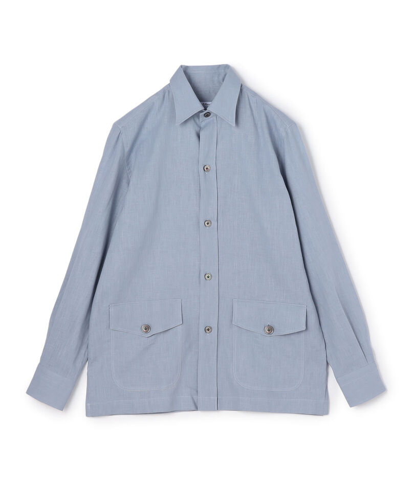 ERRICO FORMICOLA ALBERTO リネンオーバーシャツ