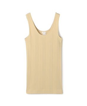 コットンランダムリブ タンクトップ