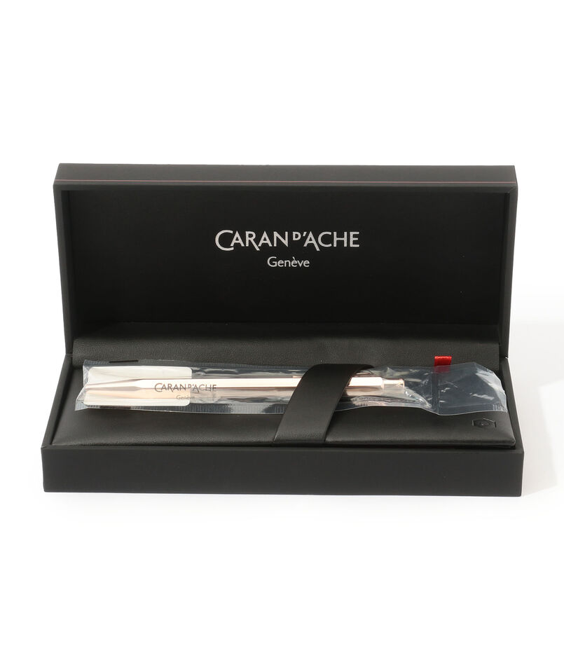 CARAN D'ACHE エクリドール シェブロン ボールペン ローズゴールドプレート