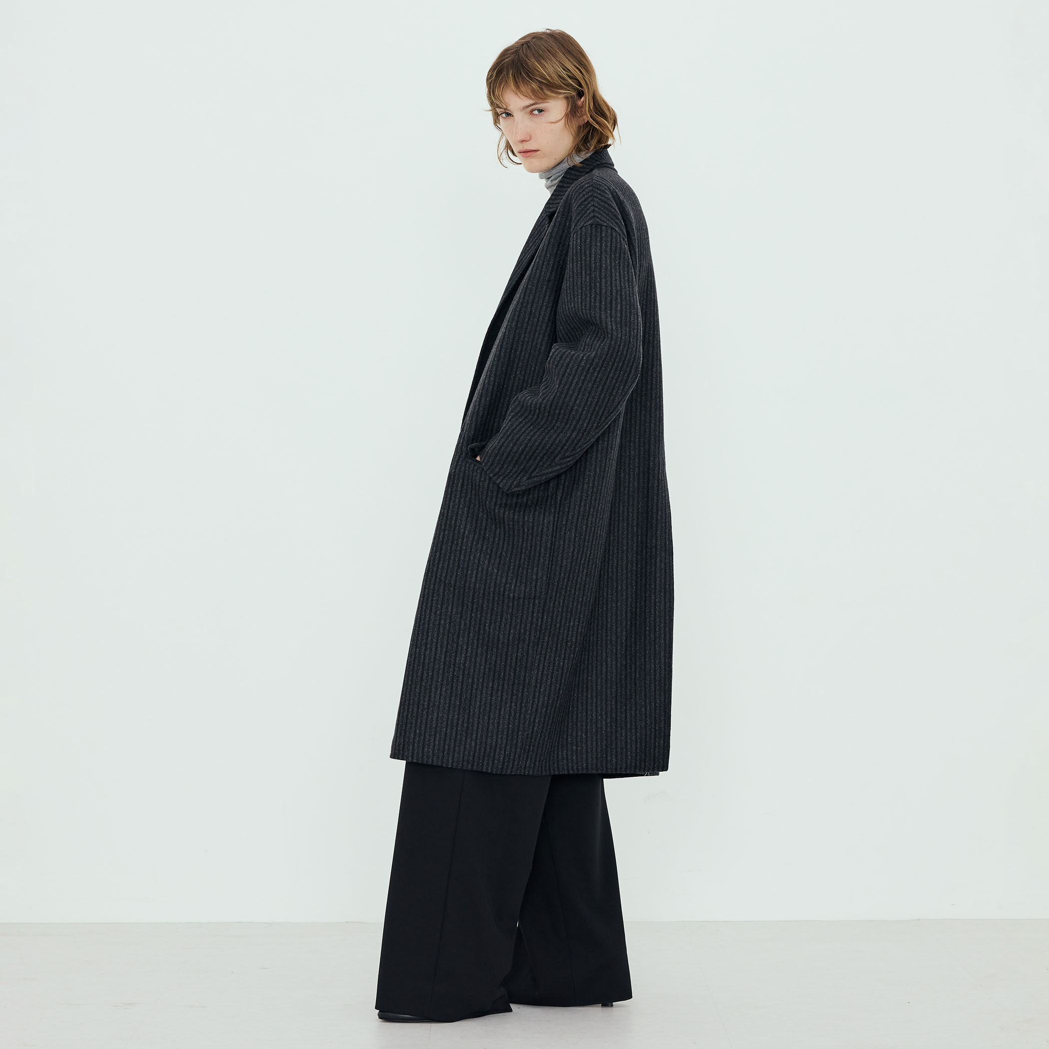 ウールダブルフェイス ロングコート｜トゥモローランド 公式通販