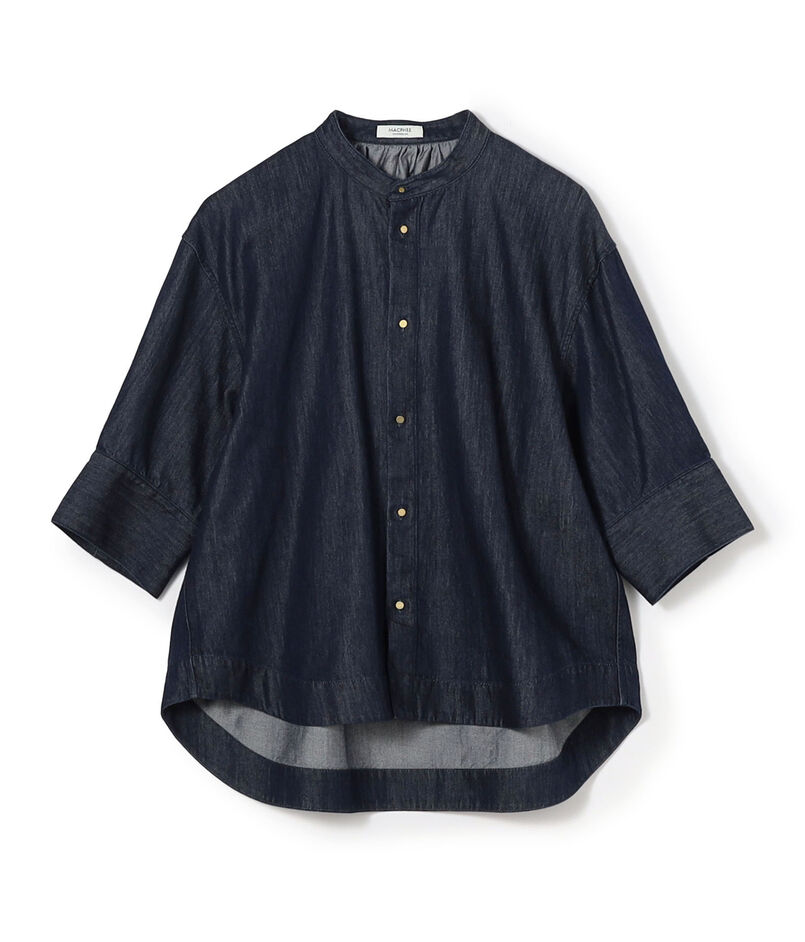コットンセルロースデニム オーバーサイズシャツ
