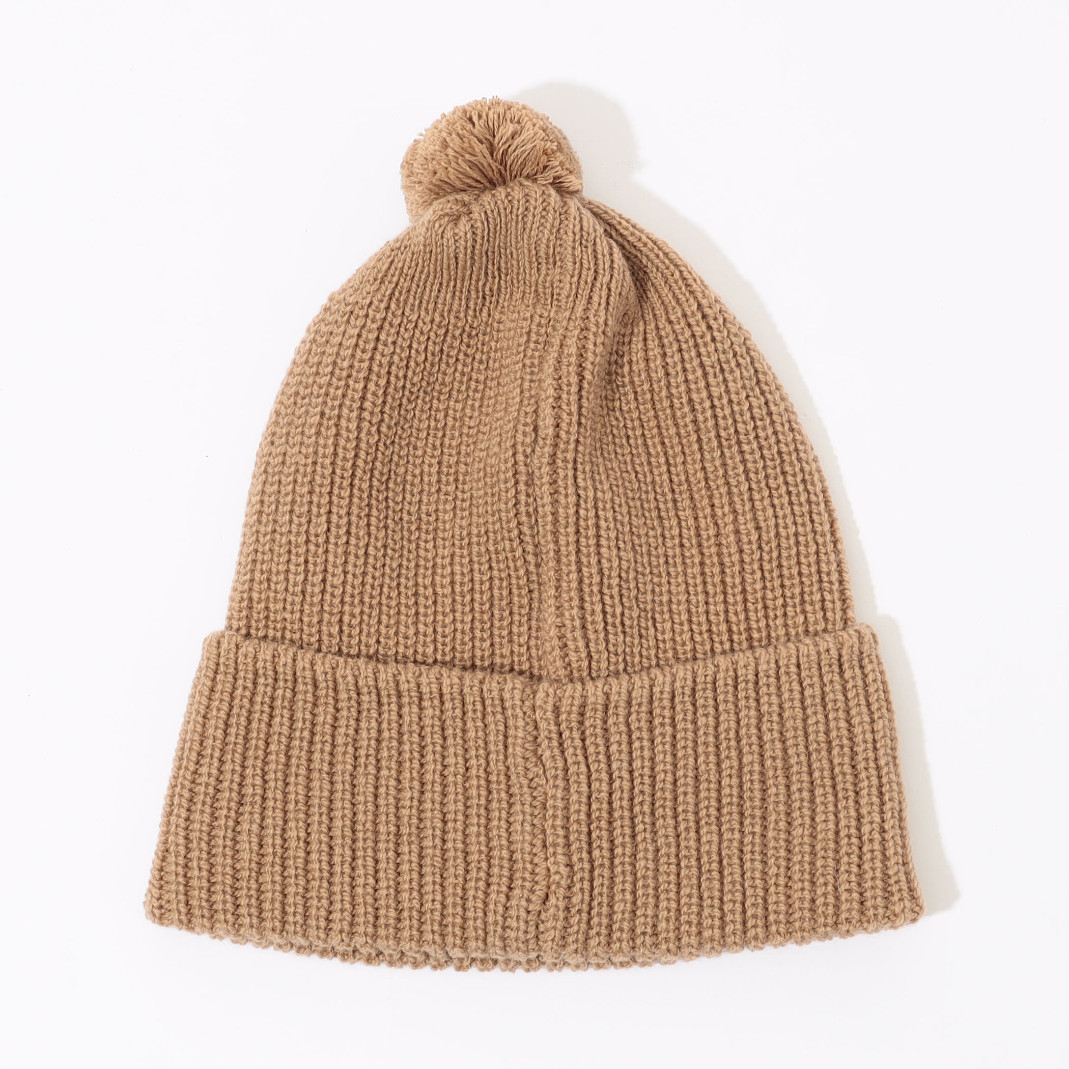HIGHLAND2000 HC BOB CAP WITH POMPOM カシミヤニットキャップ