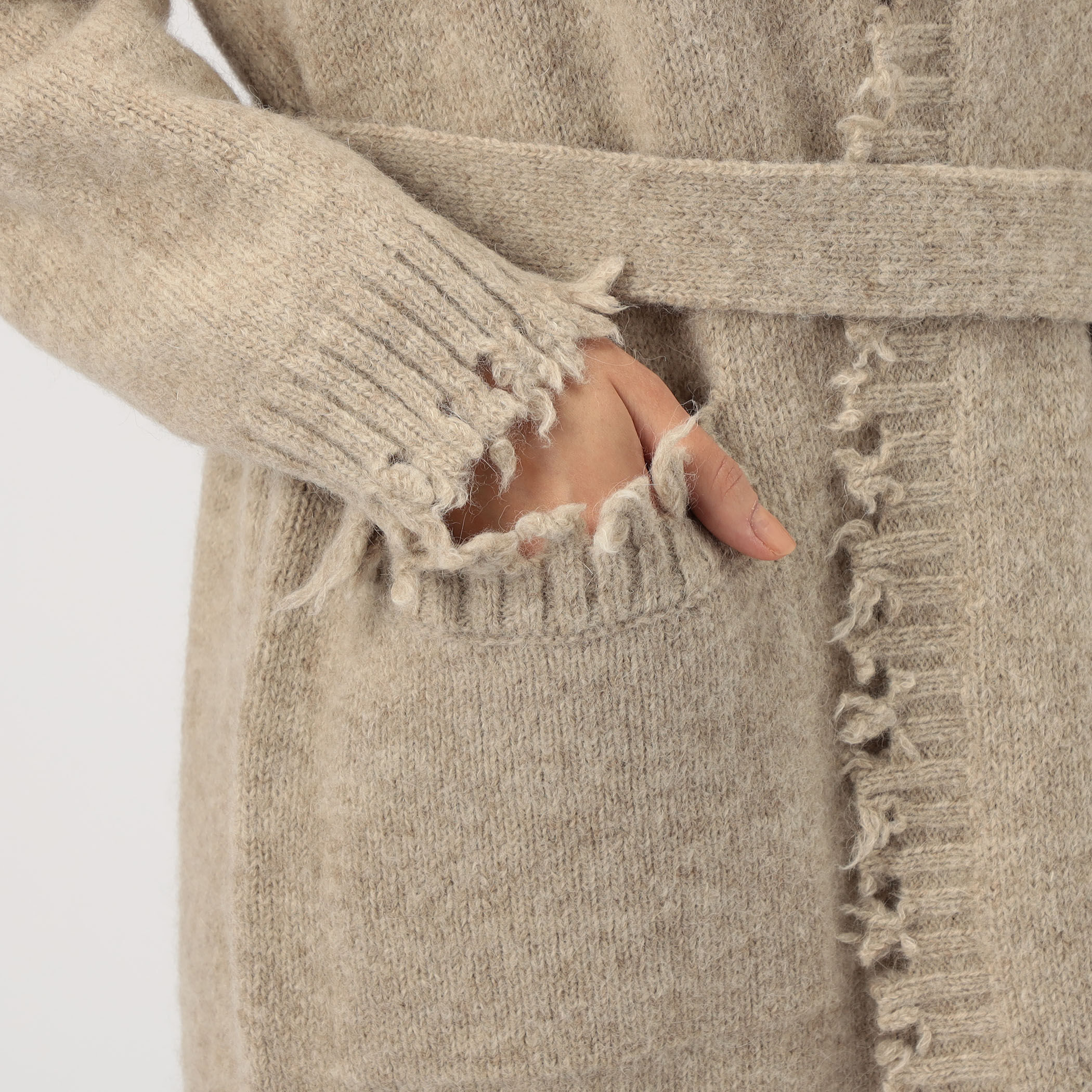 LAUREN MANOOGIAN FRAY ロングカーディガン｜トゥモローランド 公式通販