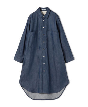 ステイブルーデニム シャツワンピース