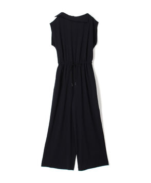 【WEB先行予約】ジャージーライクジョーゼット アシメカラーオールインワン