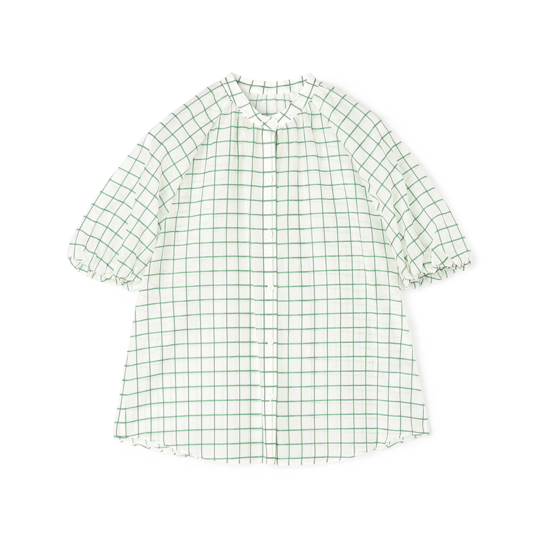 シアータッターソール ギャザーパフスリーブブラウス