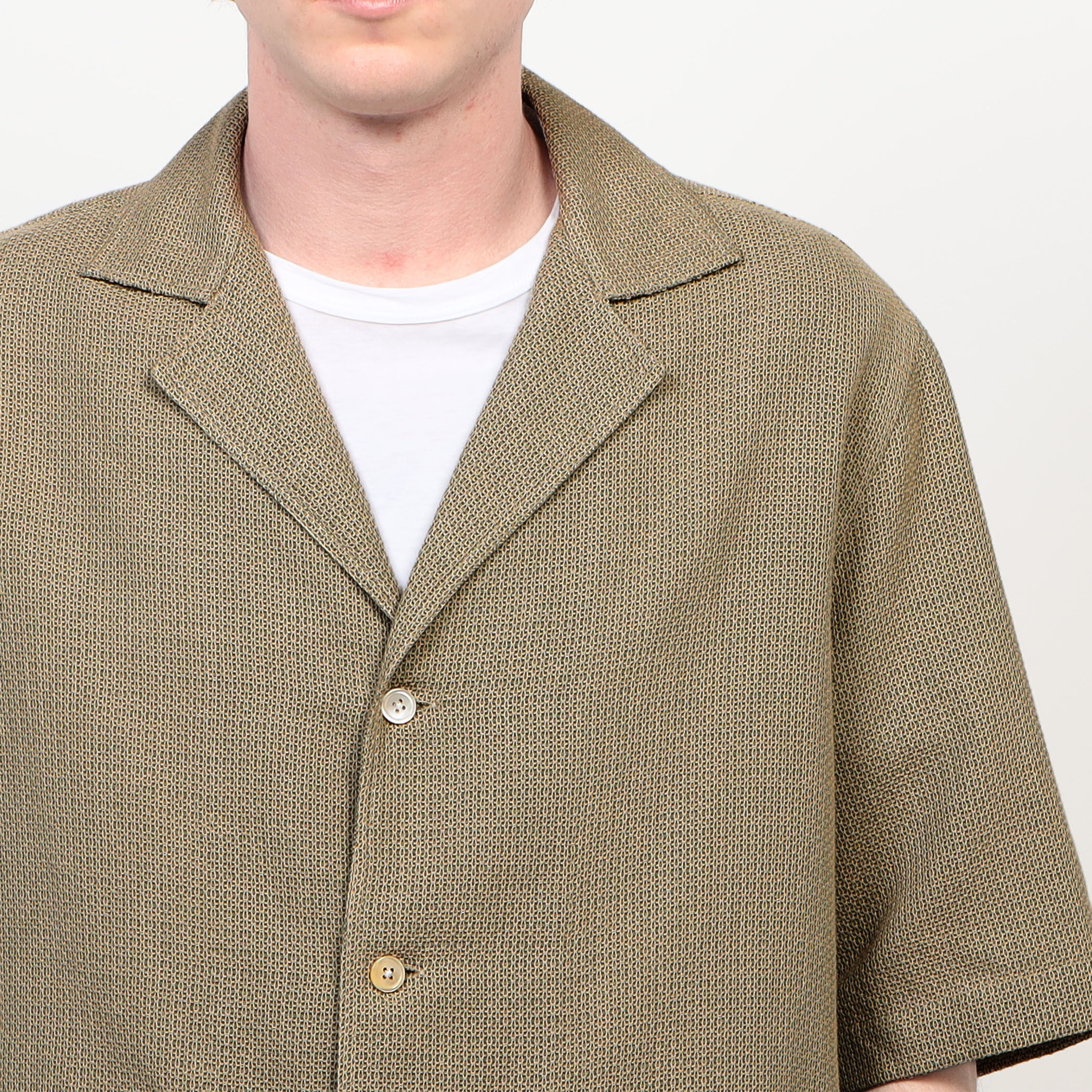 ココロ様専門ページ 別注】Salvatore Piccolo CUBA コットンメッシュ オープンカラー