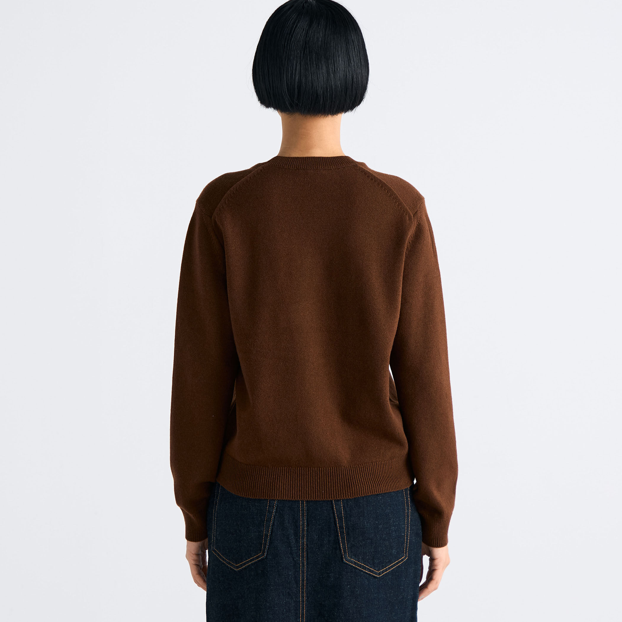 エクストラファインウール クルーネックプルオーバー