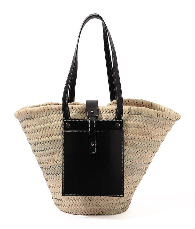 Caterina bertini straw tote clearance