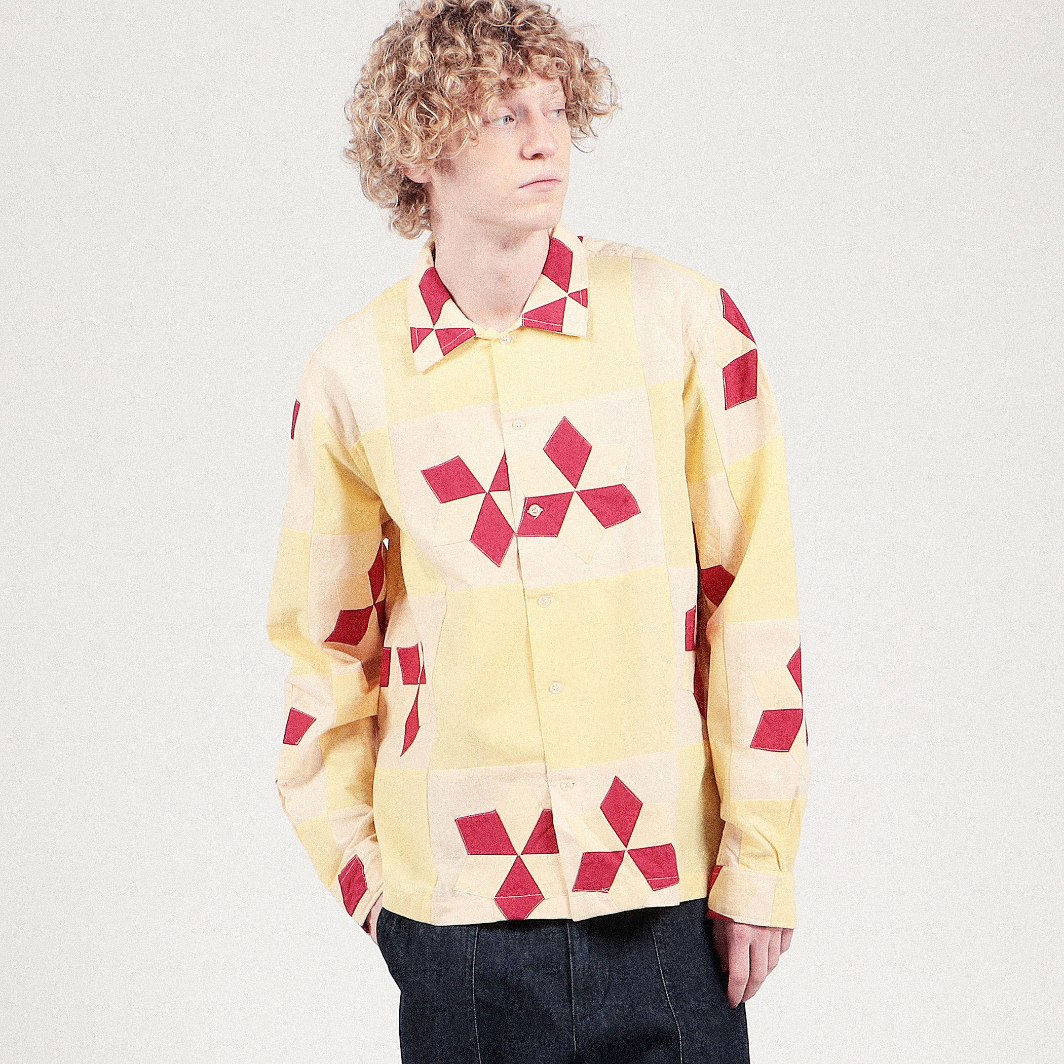 【新品未使用 】BODE NOVEL STAR QUILT LONG SLEEVE SHIRT BODE NOVEL STAR QUILT LONG SLEEVE SHIRT｜トゥモローランド 公式通販