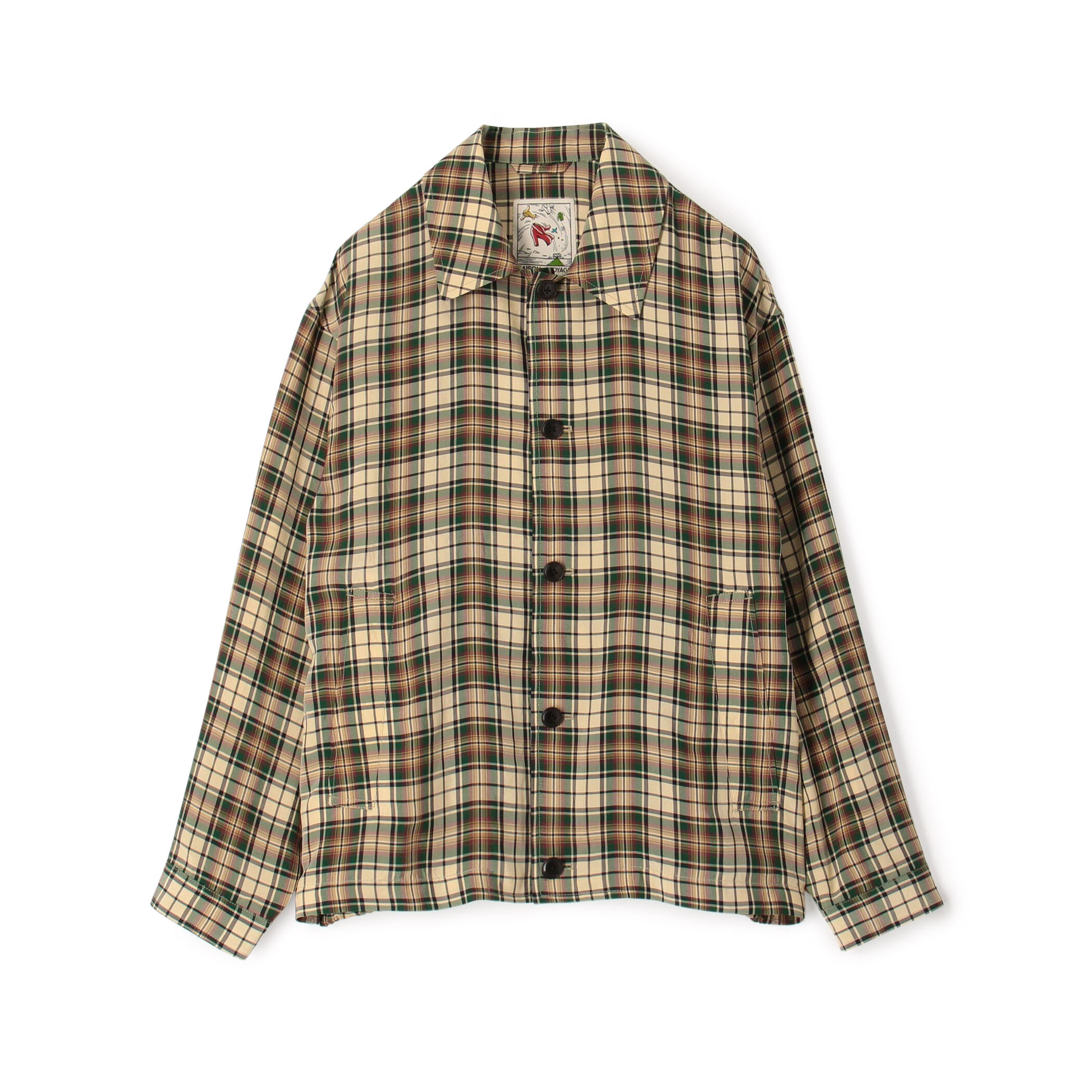 ビスコースタフタ シャツブルゾン｜トゥモローランド 公式通販