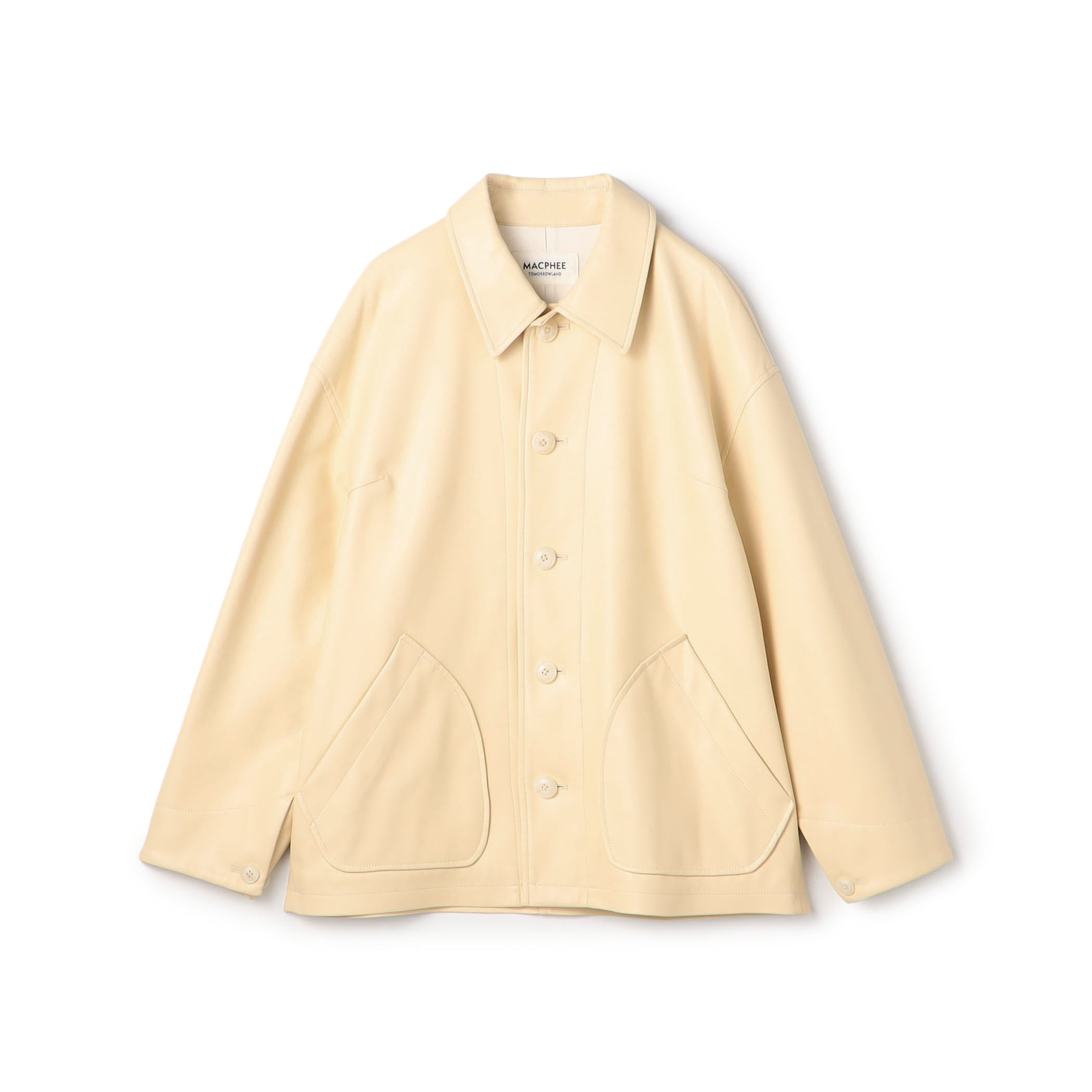 一部追加予約】レザーライク カバーオール｜トゥモローランド 公式通販