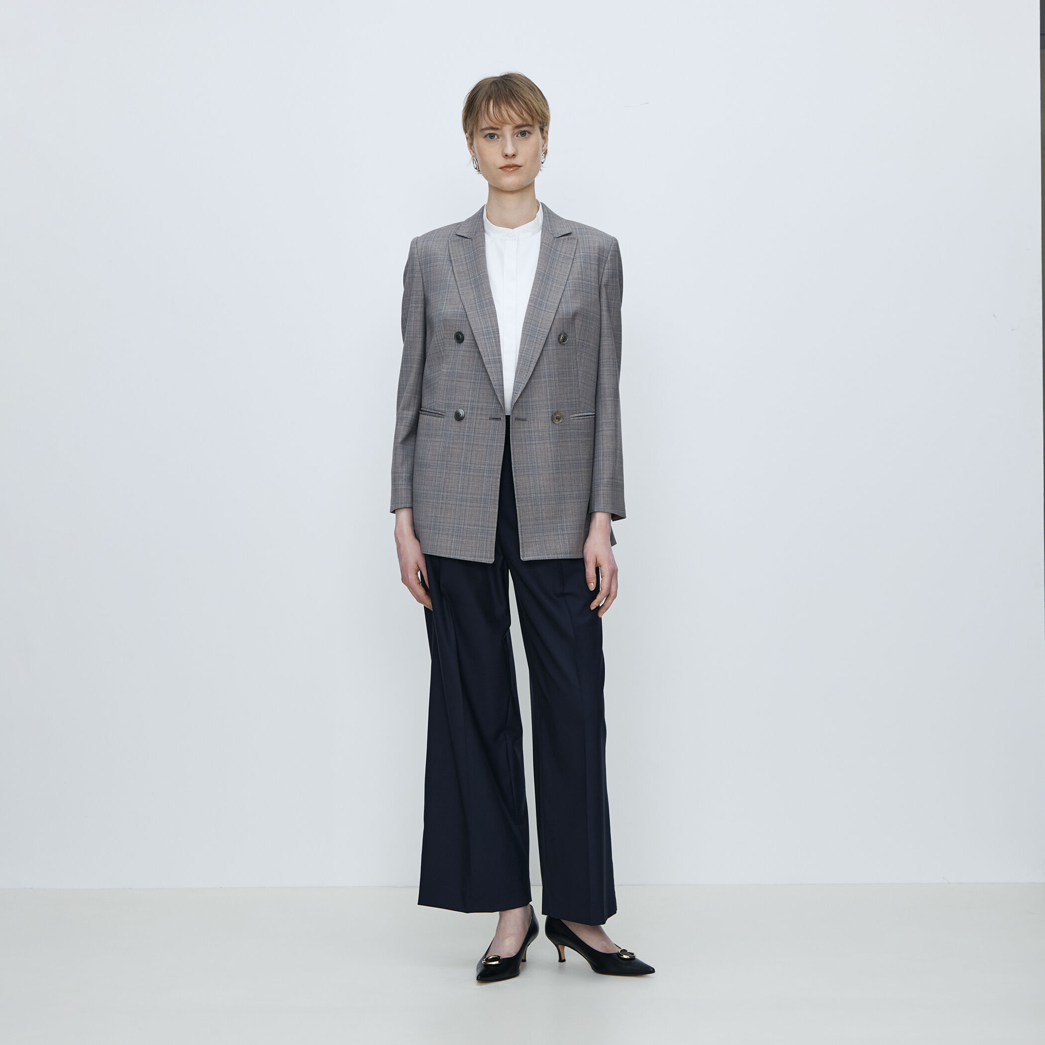 ZELANDER NATURAL STRETCH ダブルブレストジャケット