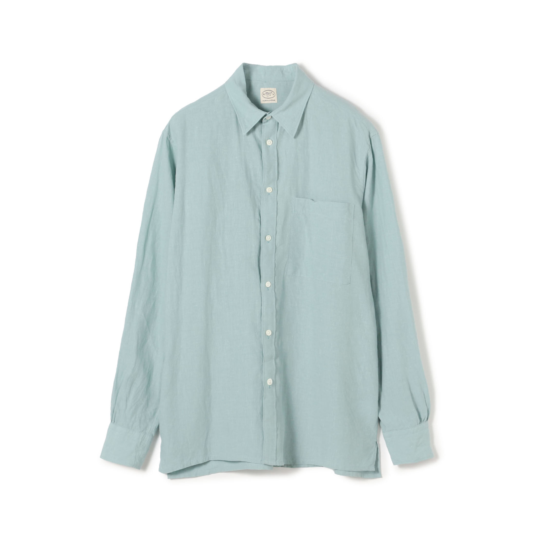 80リネン レギュラーカラーシャツ｜トゥモローランド 公式通販