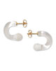 LEVENS JEWELS MINI GLASS HOOP ピアス
