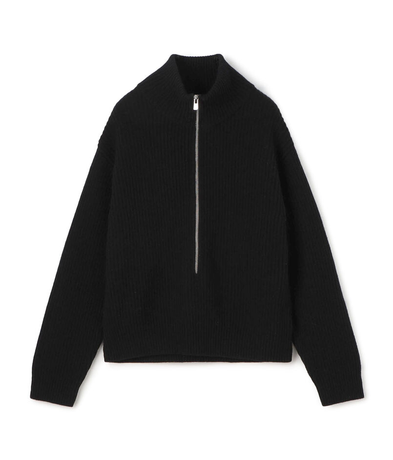 ファインウーレン ジップ プルオーバー