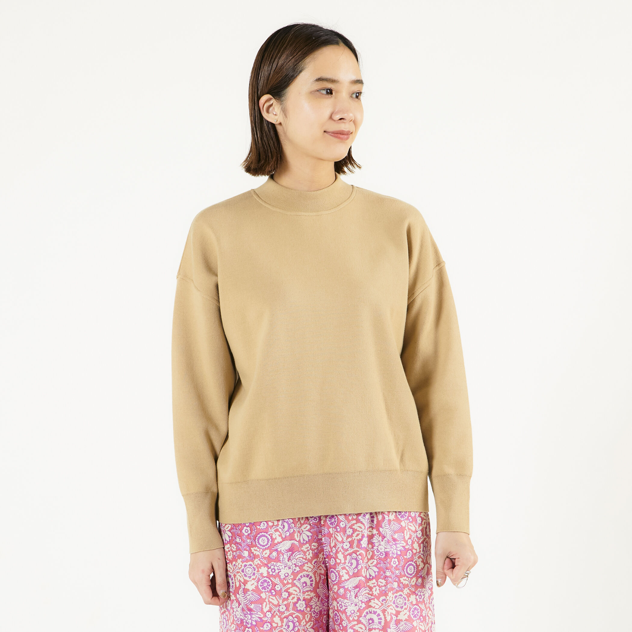 コットンスムース ビルドネックプルオーバー｜トゥモローランド 公式通販