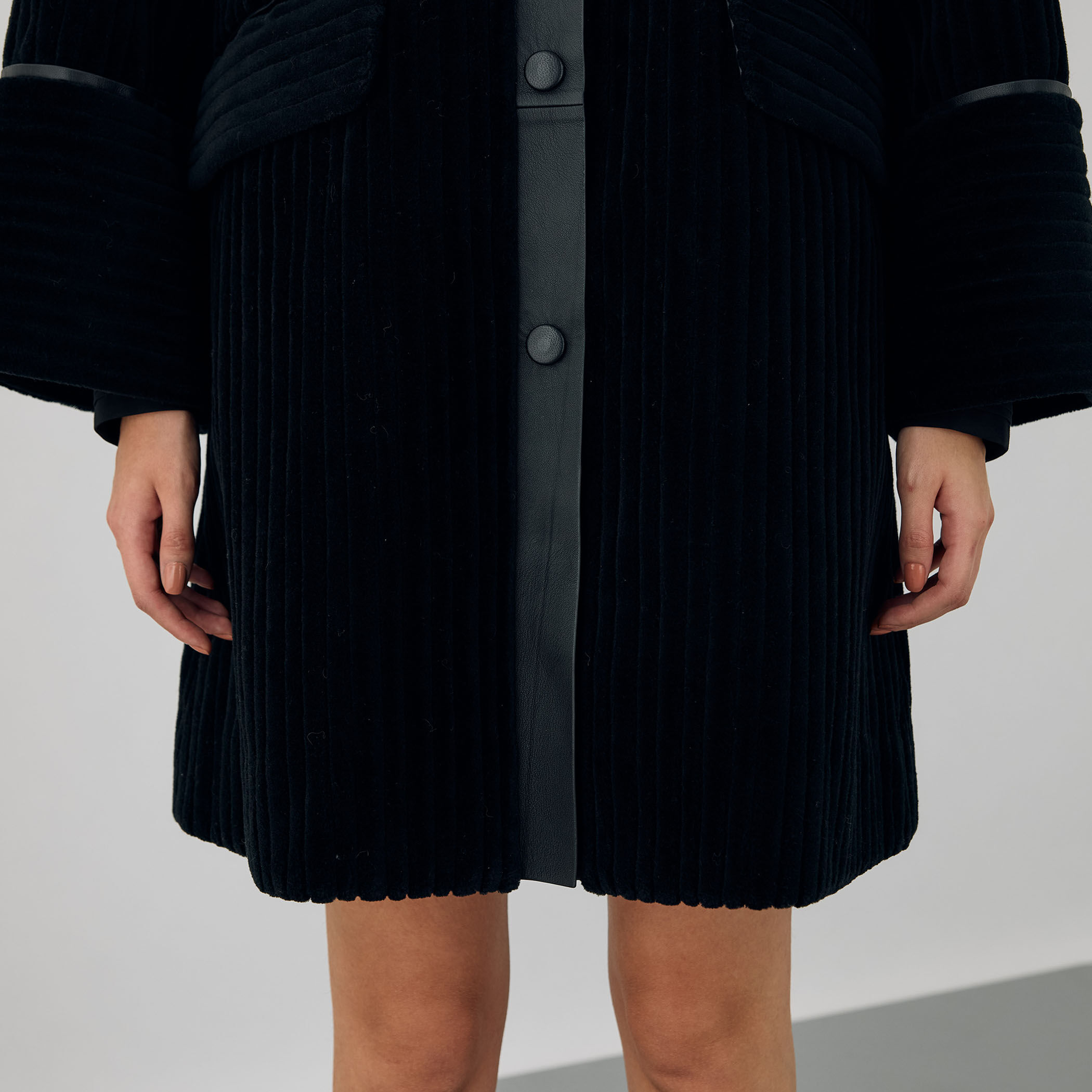 ワイドリッジパイル ステンカラーコート｜トゥモローランド 公式通販