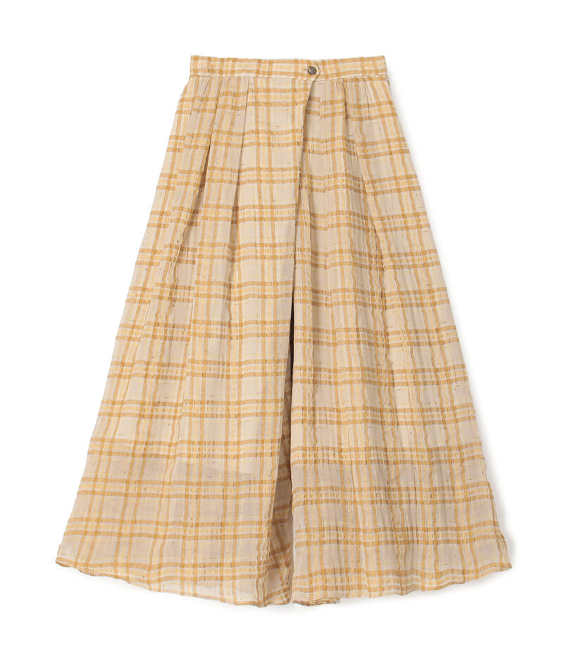 シアープラッド フレアキュロットパンツ