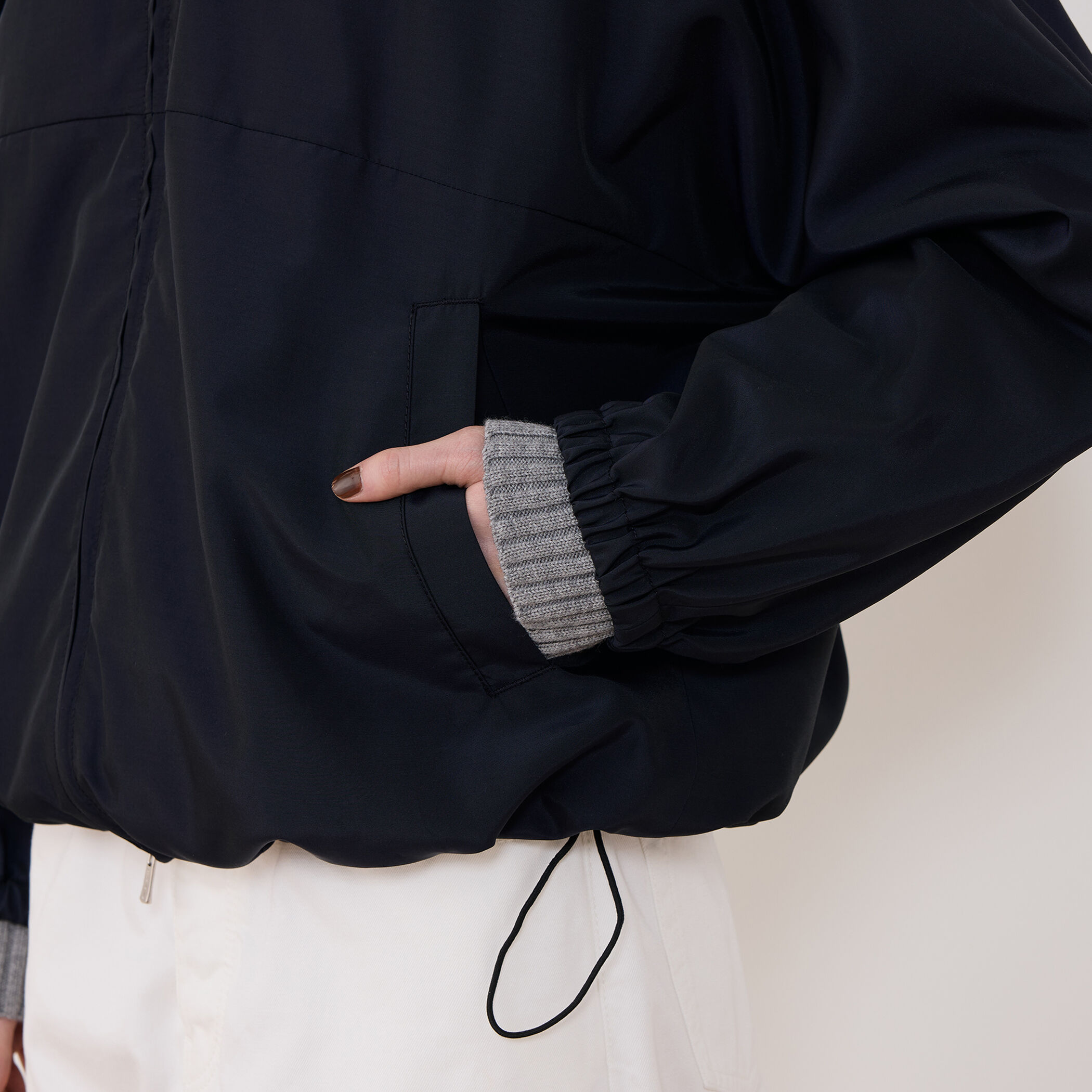 ナイロンシルクタフタ トラックジャケット｜トゥモローランド 公式通販