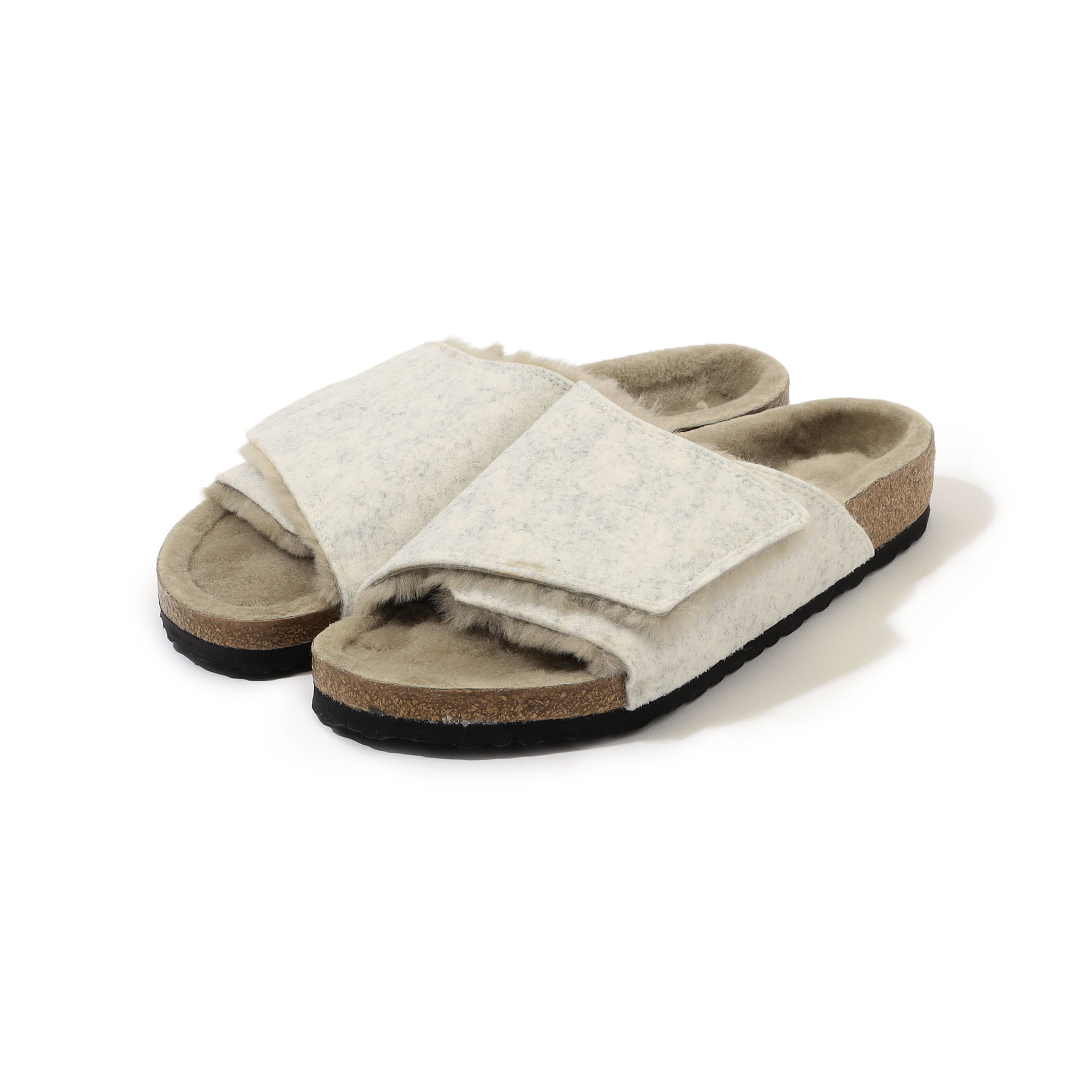 BIRKENSTOCK SOLANA FELT SHEARLING｜トゥモローランド 公式サイト
