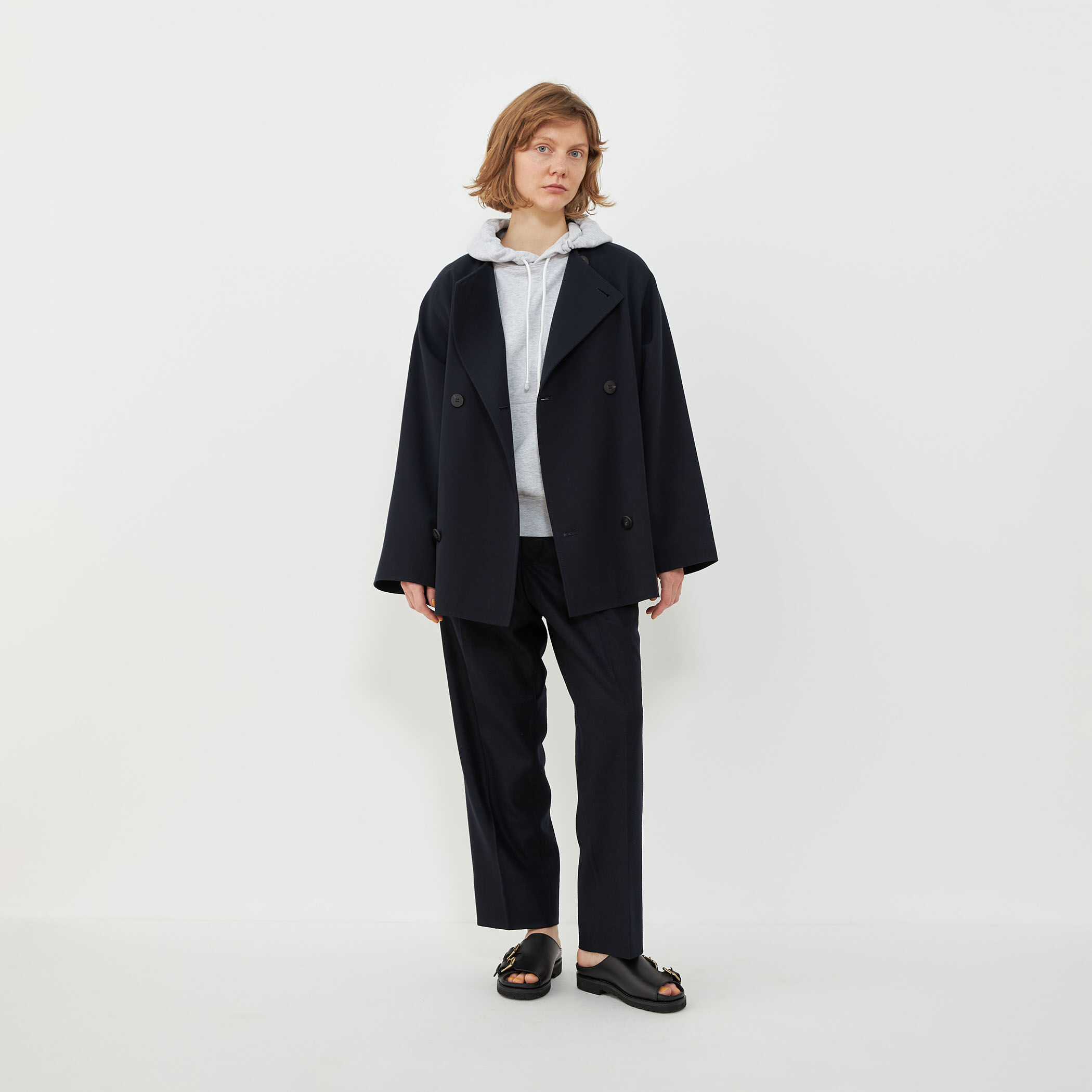美品 ギャルリーヴィー コットンウールギャバジン ショート
