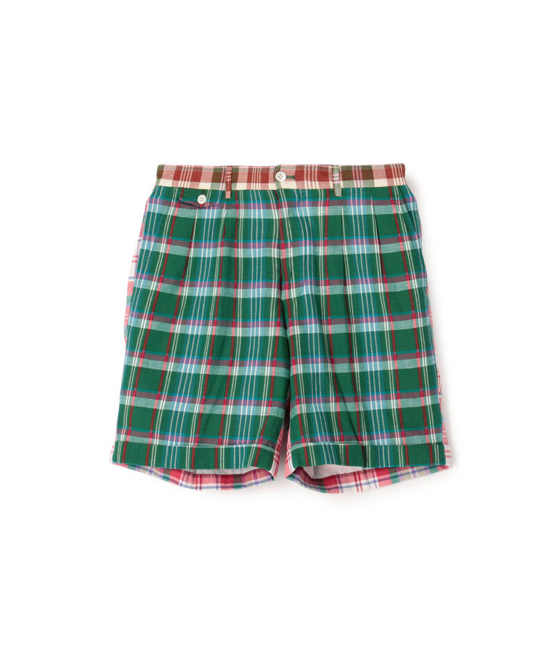 Mai Tai コットン インドマドラスショーツ