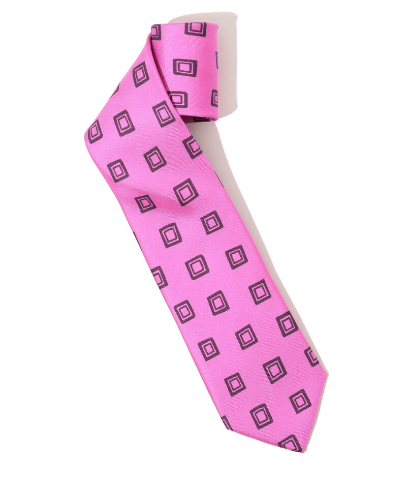 Charvet シルクプリント ネクタイ