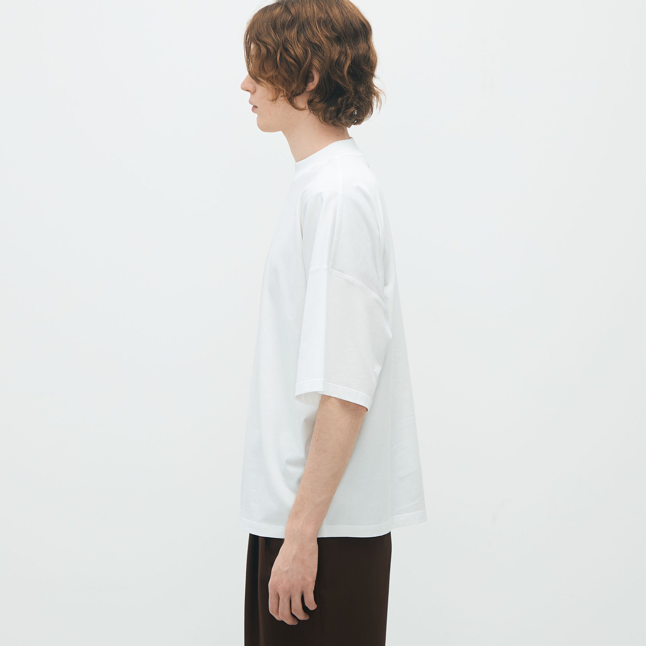 新品　CABAN コットンハイネックシャツ CABAN コットンハイネックシャツ 新品
