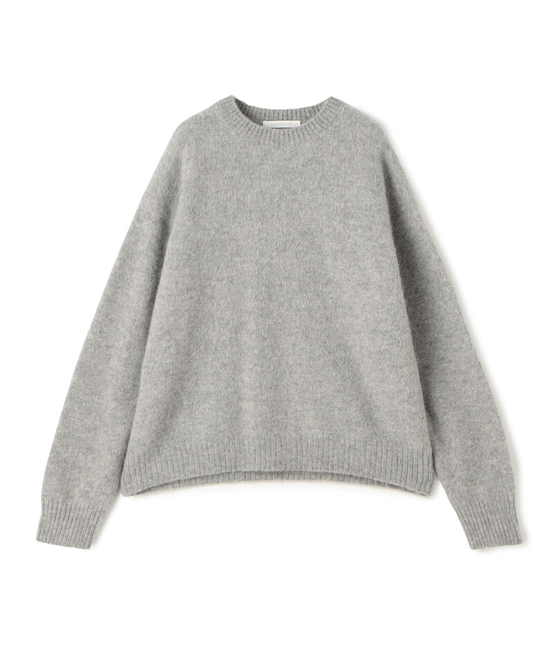 ベビーアルパカボイルド クルーネックプルオーバー