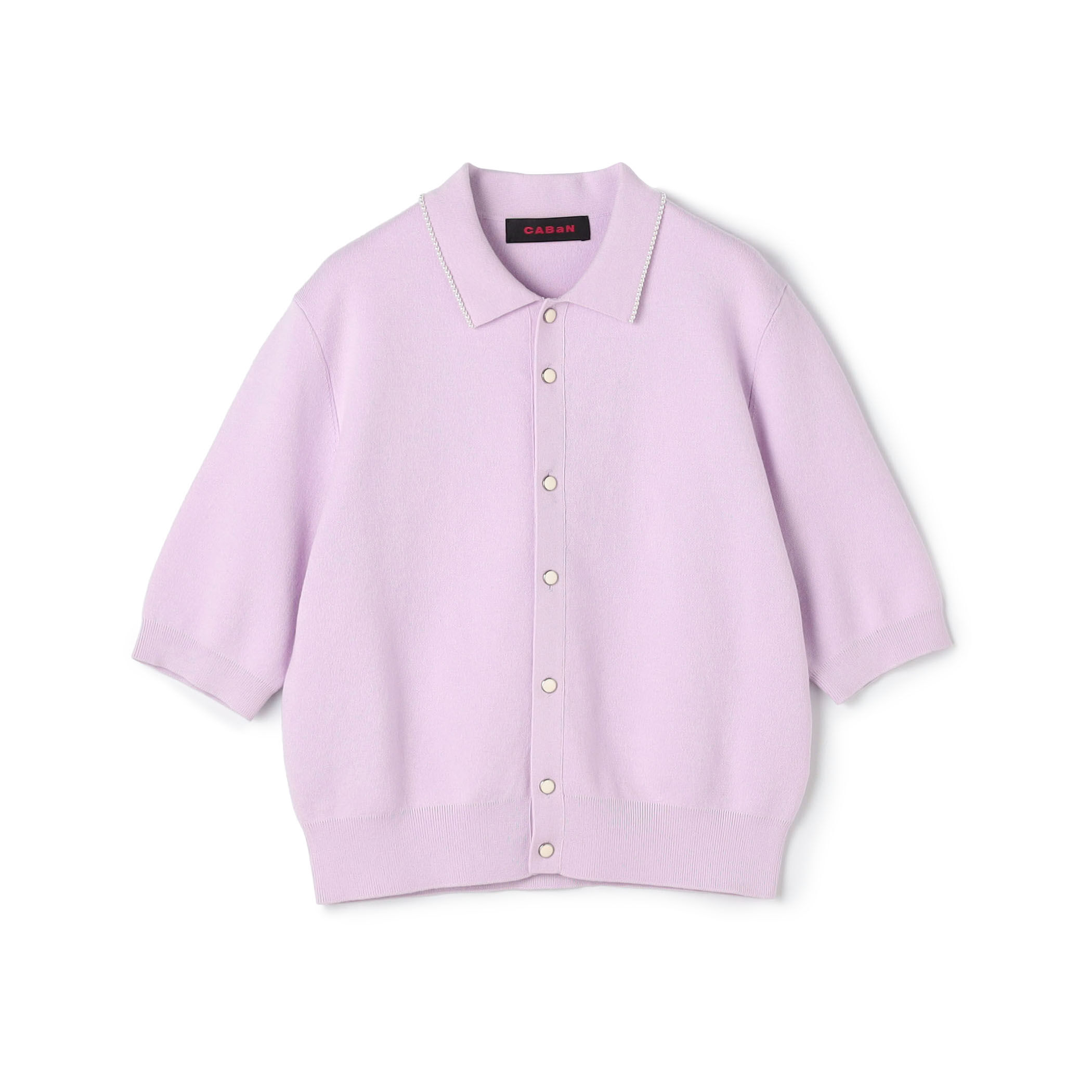 コットンカシミヤ パールポロカーディガン｜トゥモローランド 公式通販